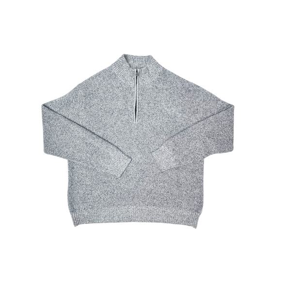 Calvin Klein Men's 100% Cotton Heavy Knit Sweater - Grey, Size XL - Picture 4 of 6